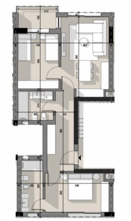 Apartment 2+1 for Sale on 5 May Street