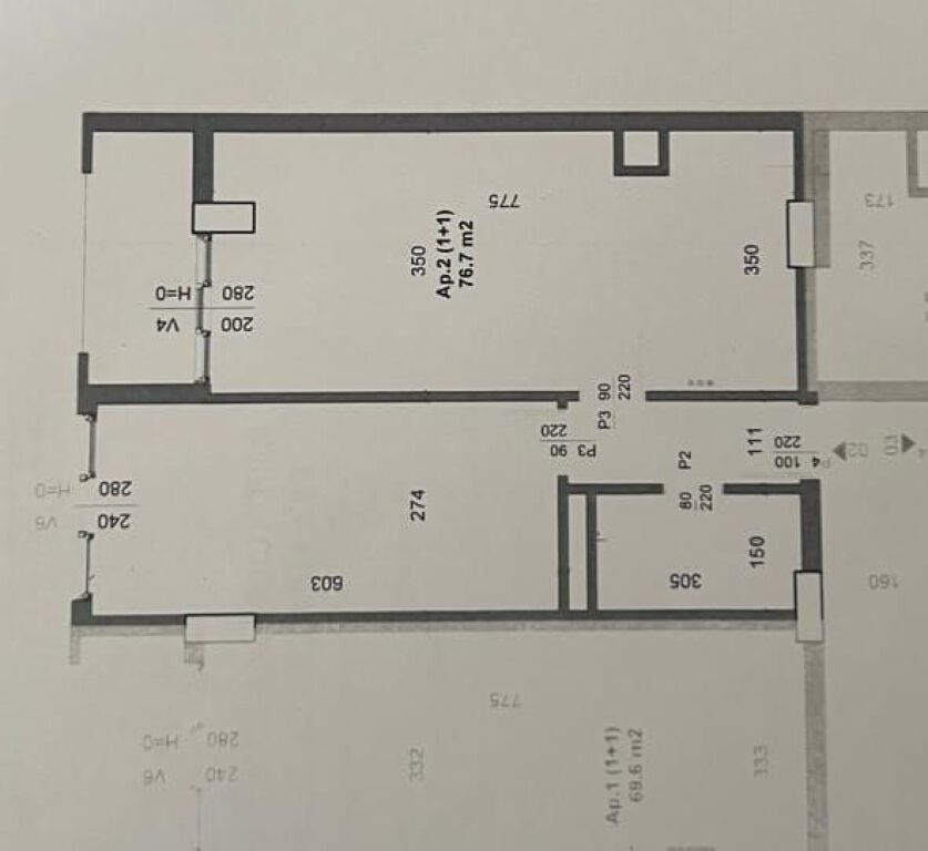 SHITET: 1+1 Perfekt ✨️ Kamëz 76.7m² ( 📍Fiks Te Pedonalja e Re ) 🌇 Kati 2, Ndërtim i ri 2026 | Çmimi: 71.000€ 💶 Planimetri Ultra ✅️