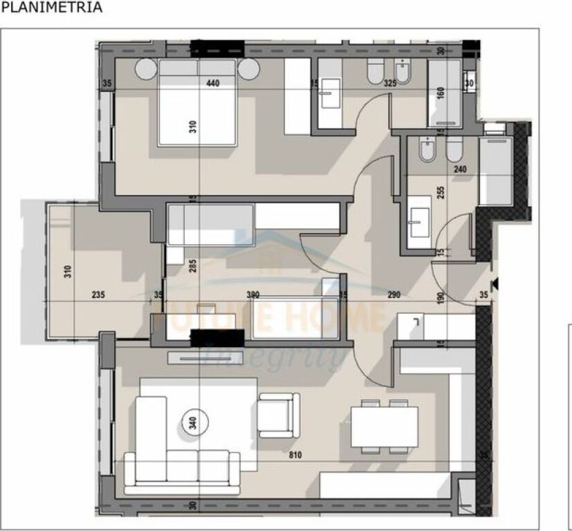 Shitet, Apartament 2+1+2, Rruga 5 Maj, Tiranë.