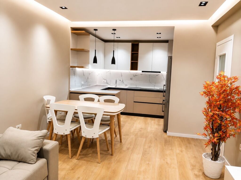 Apartament 1+1+ post Parkimi per qera Komuna e Parisit !