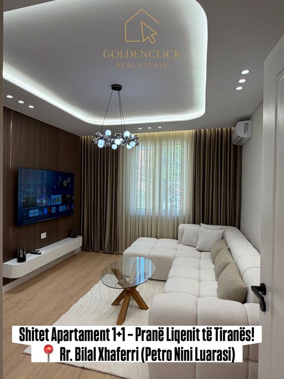 Shitet apartment 1+1 pranë Liqenit të Tiranës(rruga Bilal Xhaferri)
