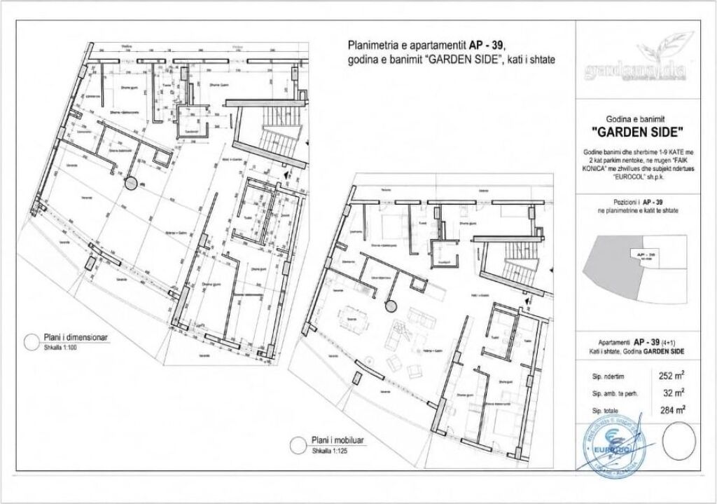 Attico unico in vendita Via Faik Konica