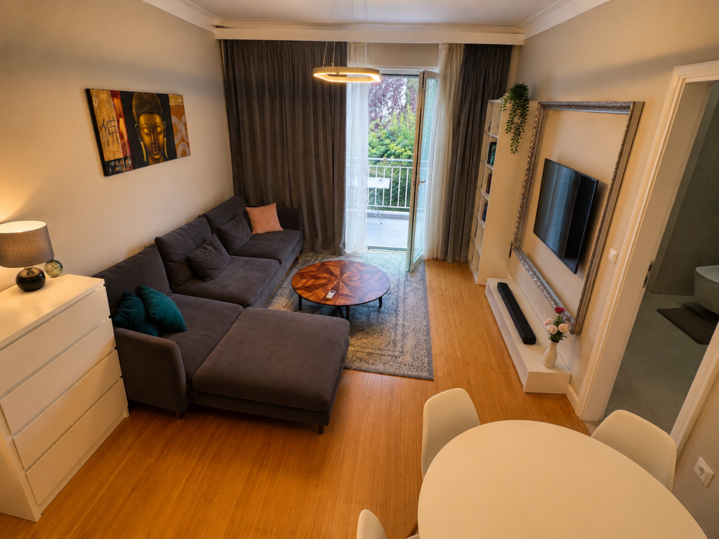 Rent 1+1 + 2 parking spaces Joy residence , Teg