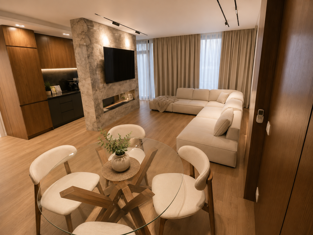 Qera 2+1 Lux + parkim Lake view rruga kosovareve