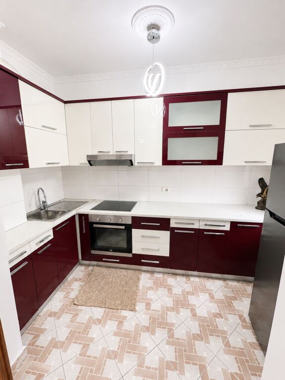 This apartment is located on the 7th floor of an 8-story building in the Astiri area, Tirana, and is offered for sale at the price of 500€ per m². PRICE IN LEKE • Net area 85 m² • Gross area 90 m² • 2 bedrooms • 2 bathrooms • 7th floor out of 8 total • Suitable for families • For more information, please contact us!