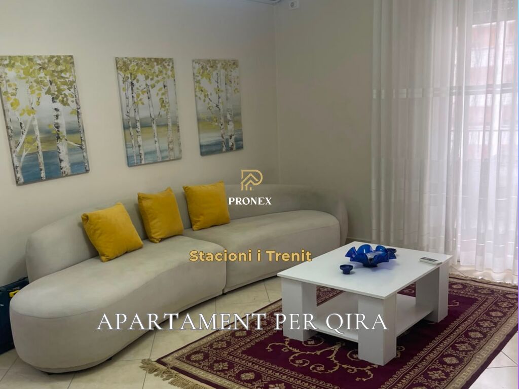 Apartament me qera 1+1 tek Stacioni i Trenit