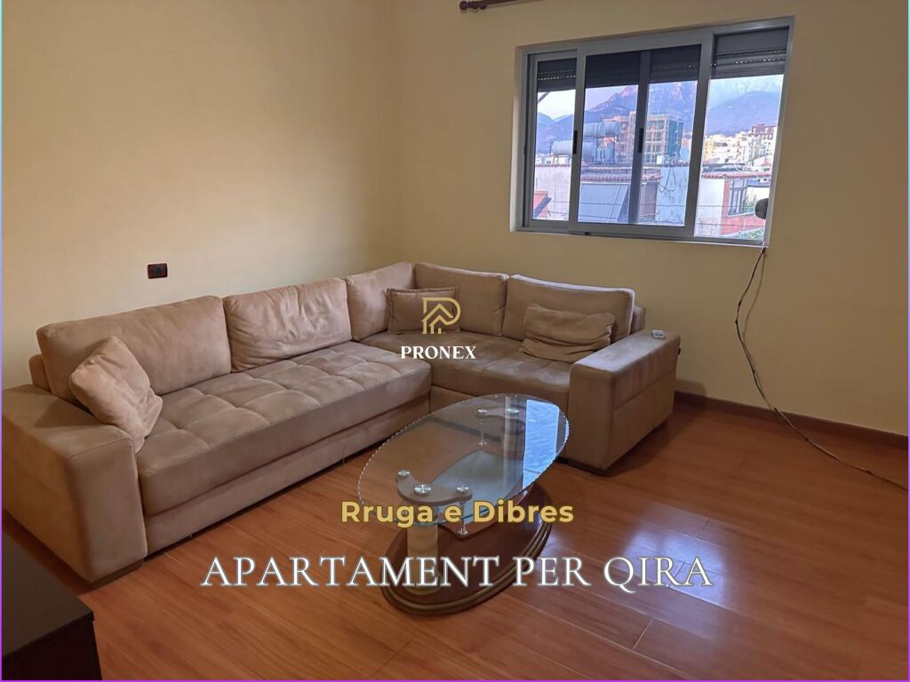 Apartament 2+1 me qira tek Rruga e Dibres
