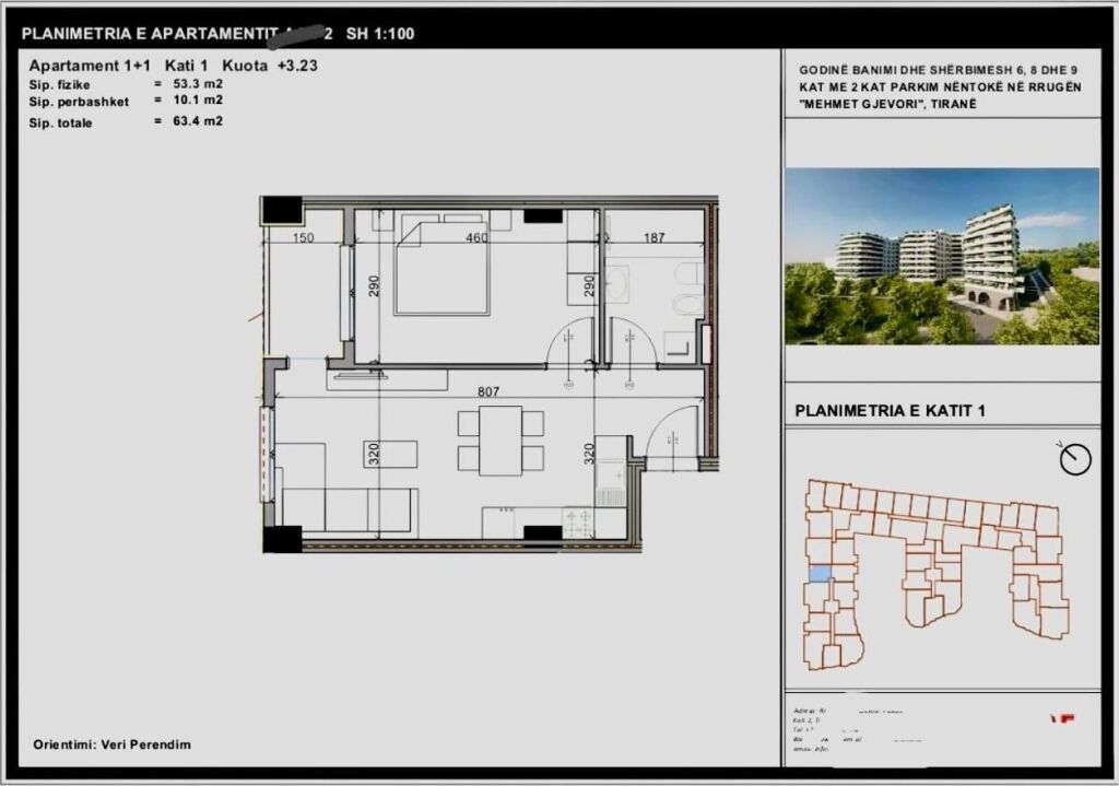 Apartament 1+1 për Shitje 📍 Aluna 1 73.000 €