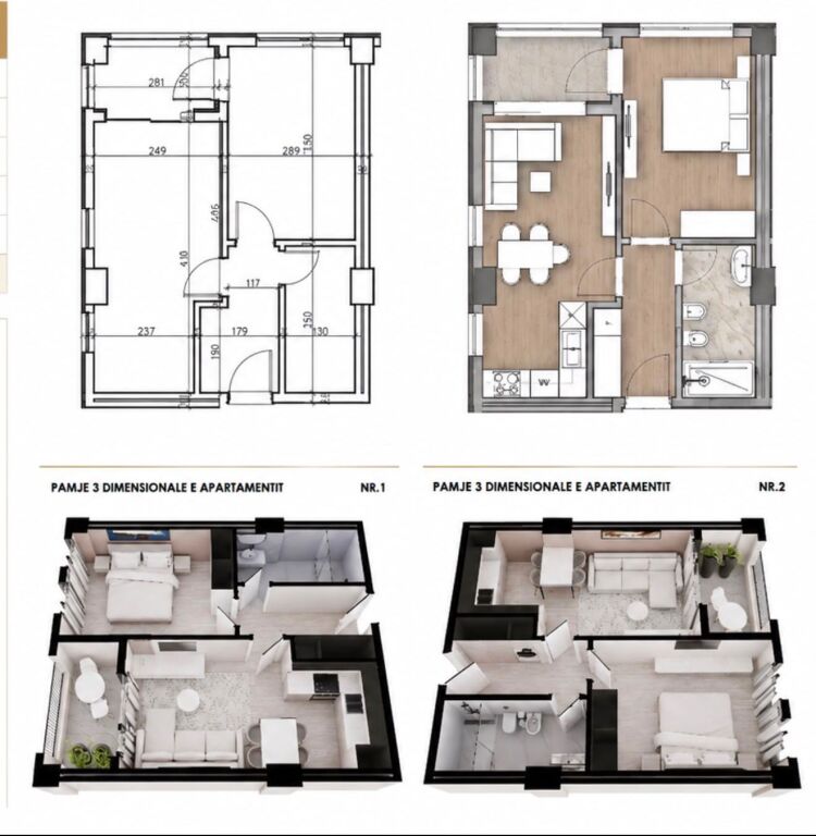 Appartamento 1+1 in Vendita 📍Golem 70.265 €