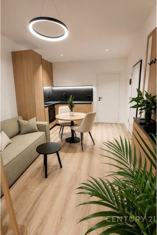 Jepet me qira Apartament Modern 1+1 te Kopshti Zologjik