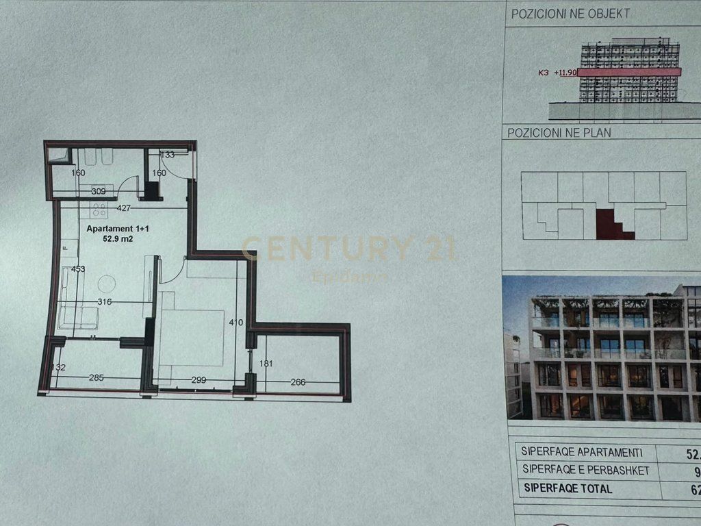ESCLUSIVO! Appartamento 1+1 in vendita - Residenza “Mes Pishave” Mali i Robit !!