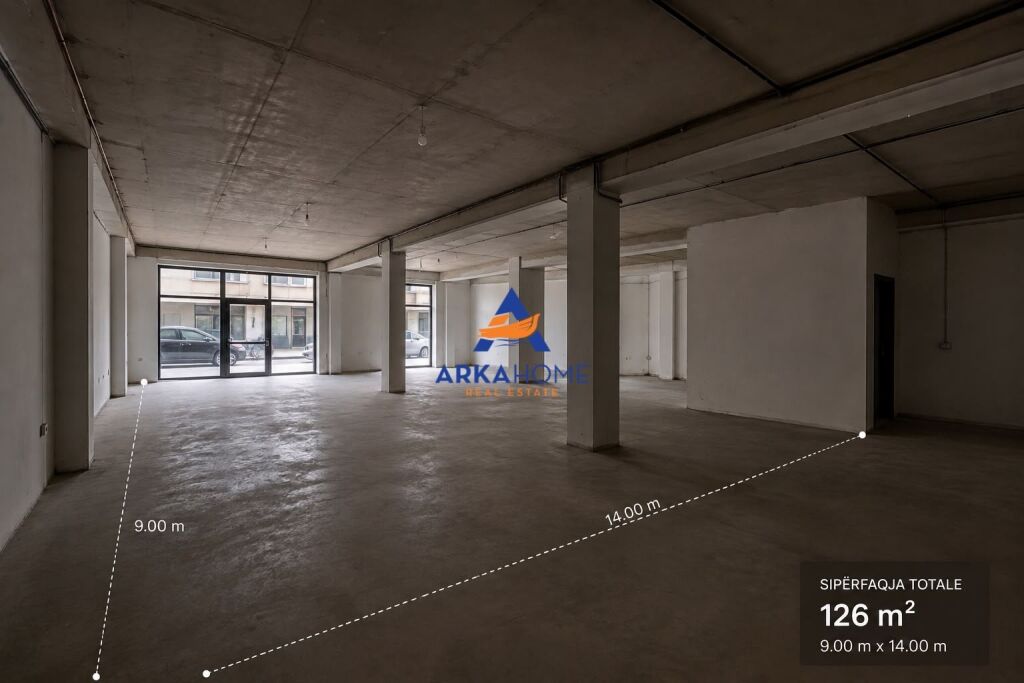 JEPET ME QERA MAGAZINË ME QERA 126 M2 " SELITË " 50.000 LEKE