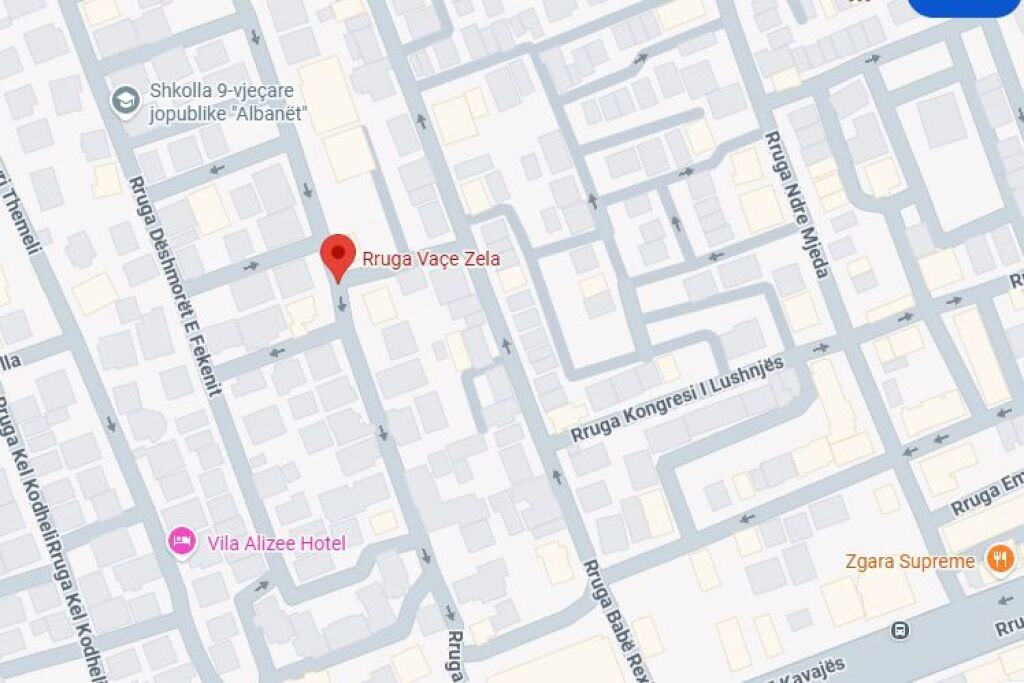 Apartament 2+1 për shitje në rrugën Vace Zela, Tiranë    ID 5340