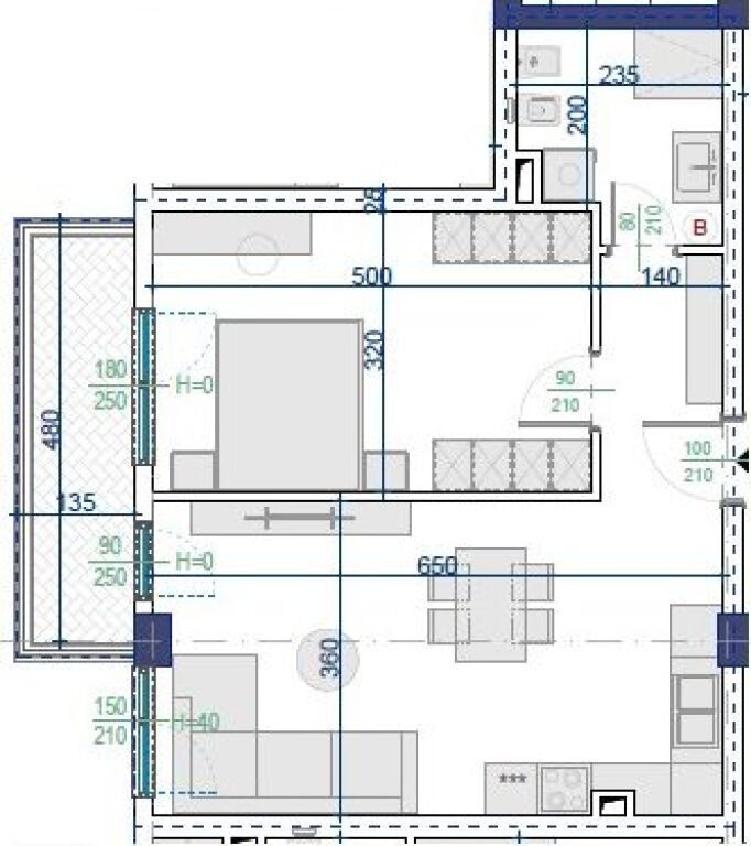 OKAZION‼️780€/m Shitet Apartament 1+1 Kamez, rruga Iliria Eurovila