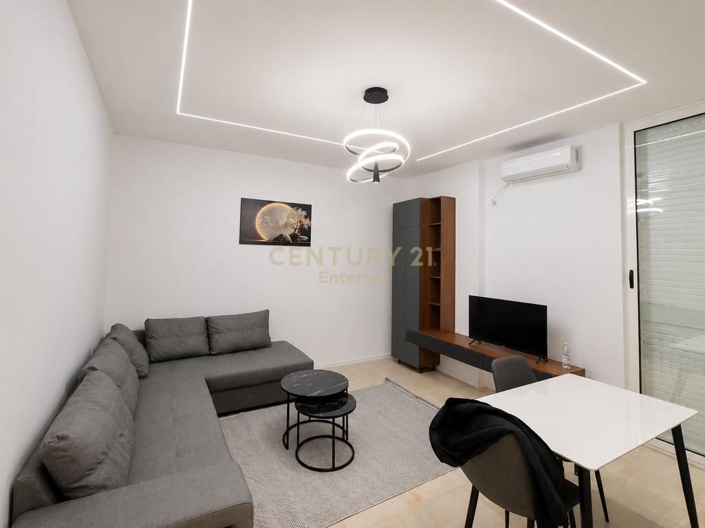 Kodra E Diellit - Modern 1+1 Apartment for Rent Newly Invested Near Big Market at the Commune Overpass 550 € /Month