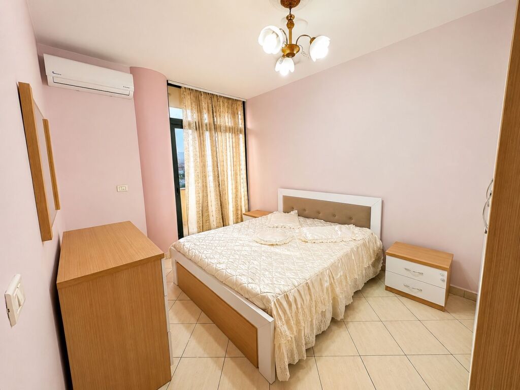 21 December - For sale 1+1 80m2 9th Floor With Elevator And Possibility To Divide Into 2+1 The apartment has a very good layout to make a division into a 2+1 apartment For sale 1+1 apartment, with an area of 80 m², located on the 9th floor of a new building with elevator, on “Muhamet Gjollesha” Street.  The apartment is organized into:  * Spacious living room with kitchen area * One bedroom * One bathroom * Large balcony * Bright and functional spaces  It is located in a very good and sought-after area of Tirana, with quick access to main roads and close to all necessary services.
