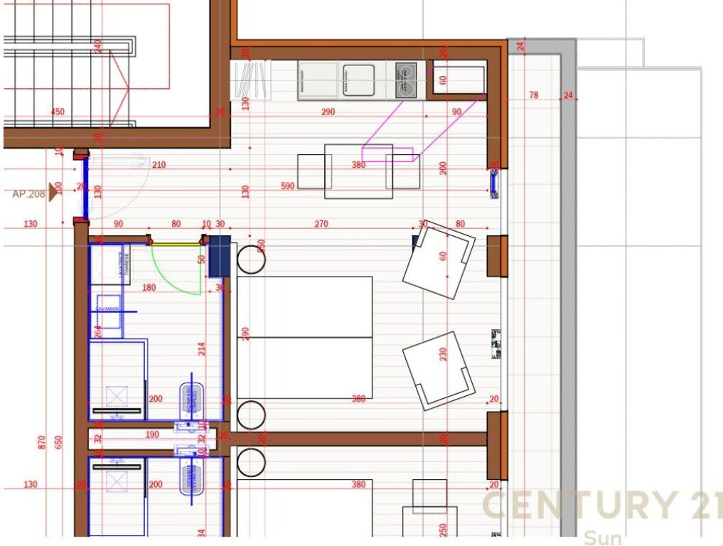 Studio For Sale in Saranda, Fifth Street - 77,700€ | 44 m²