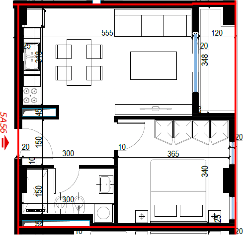 Apartment 1+1 For Sale Univers City, Tirana - €85,036 | 60.74 m²