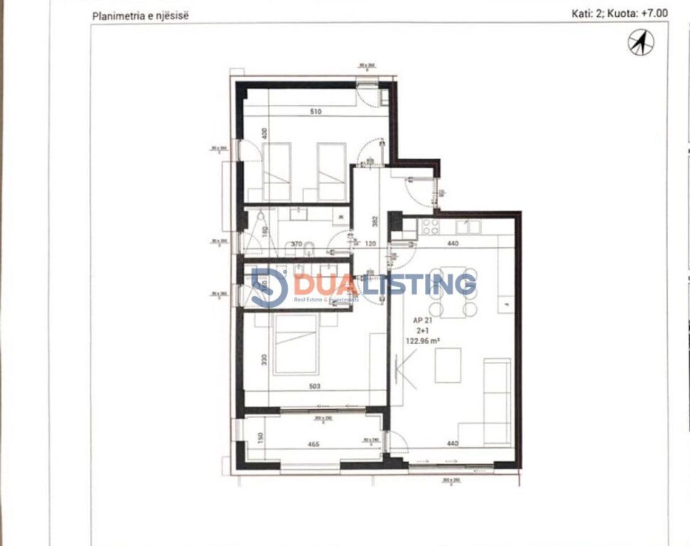 Shesim Apartament 2+1+2 - 145.07 m2 | Sun Palase Residence!