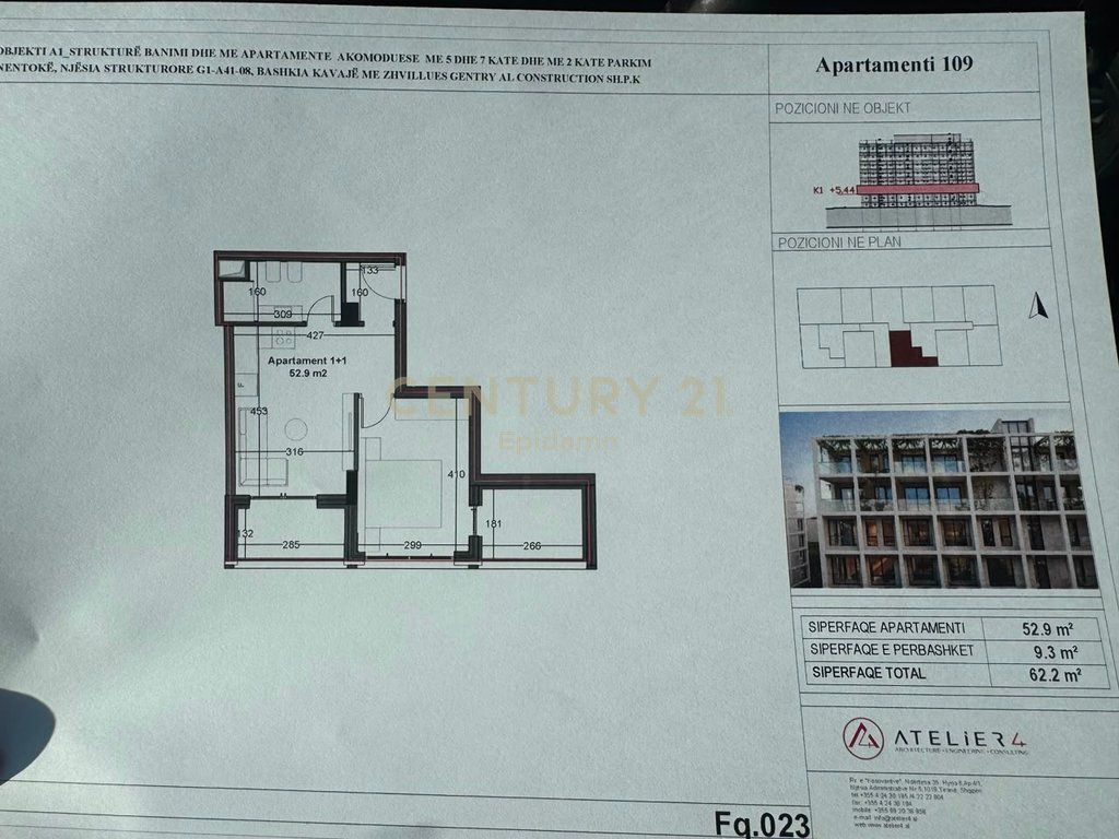 EXCLUSIVE! 1+1 Apartment for sale - Residence “Mes Pishave” Mali i Robit !!