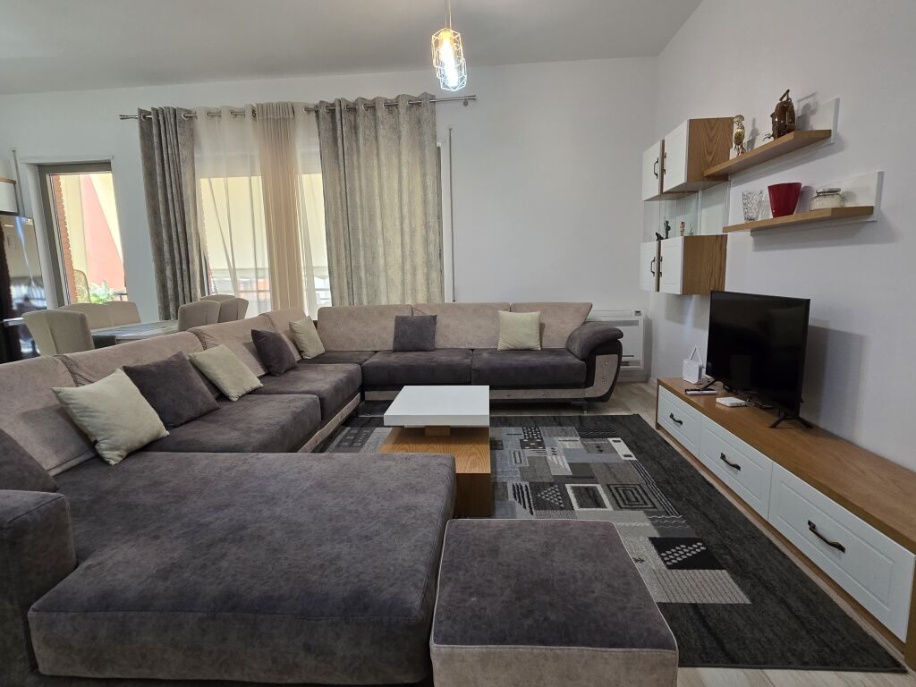 Apartment 2+1+2 for rent at Delijorgji Complex, Arrow Building, Kavaja Street, Square 21.