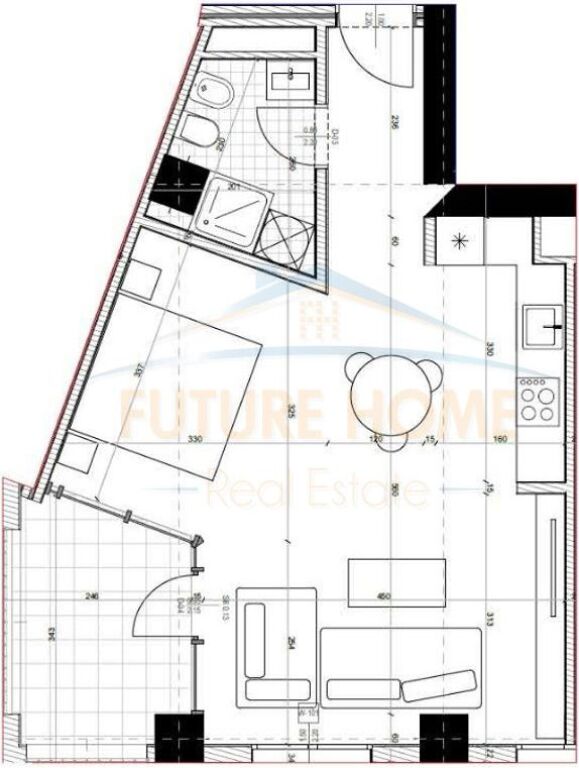 In vendita, Appartamento 1+1, River Park Residence, Nuovo Anello. UNA67950