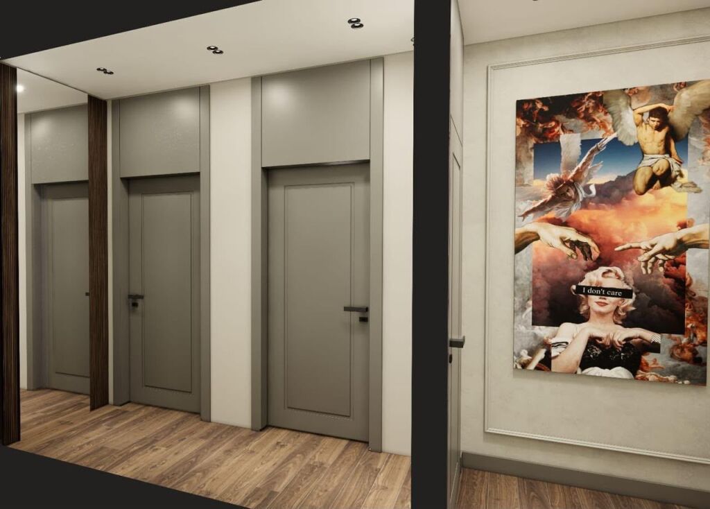 Apartament me qera 2+1+ parkim tek Ambasador 3 afer Stadiumit Arena