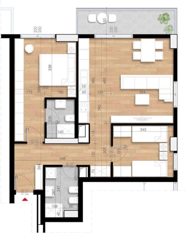 🏡 Apartment 2+1+2 for Sale – Turdiu Residence, Aviation Field