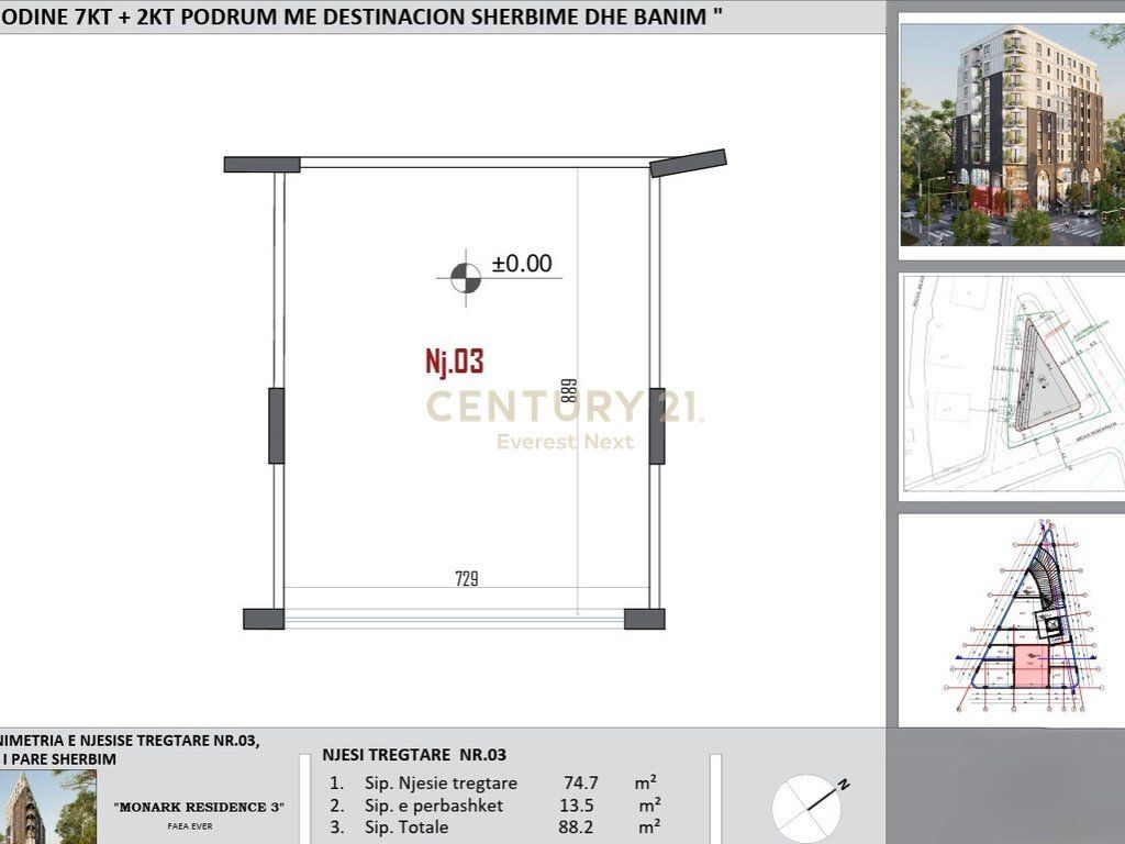 UNITÀ COMMERCIALE IN VENDITA – RESIDENCE MONARK 3, PASKUQAN!!