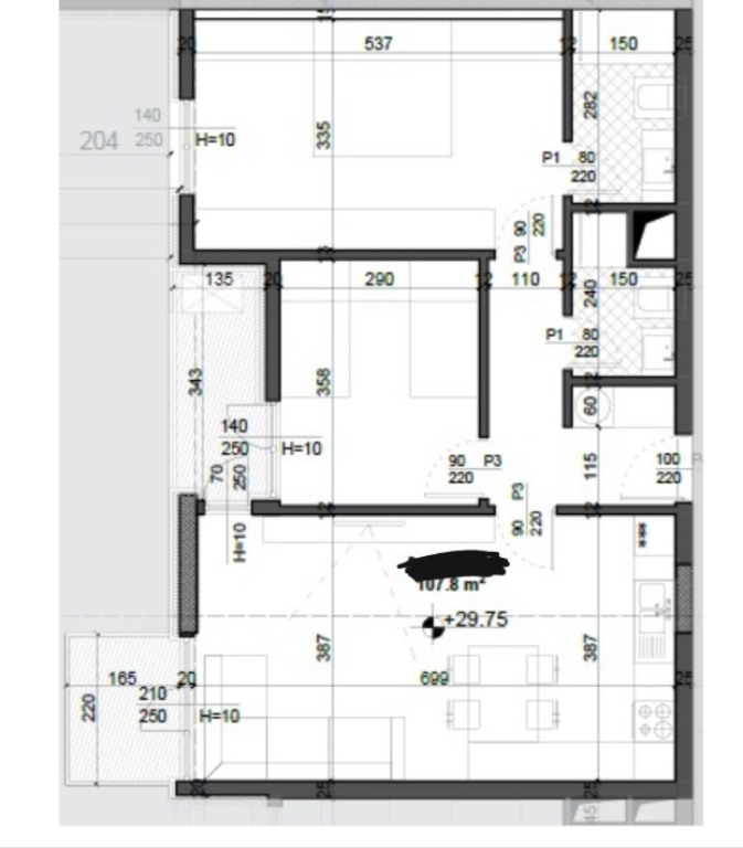 Meis garden -Apartment 2+1+2 for sale
