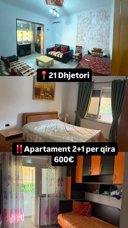 Apartament 2+1 per qira te 21 Dhjetori