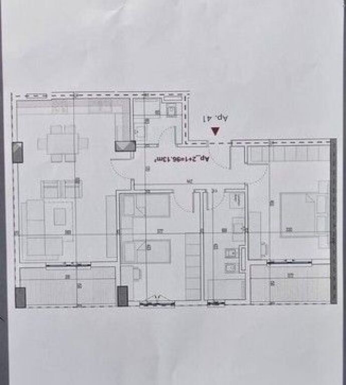 Apartment 2+1 under construction – Ring Side, Paskuqan