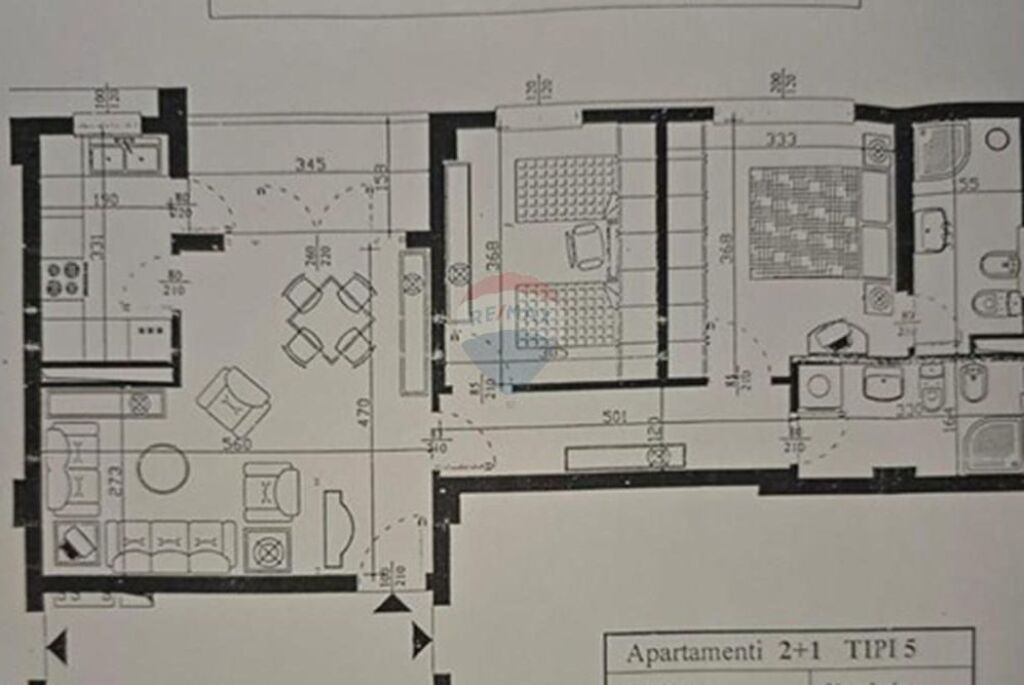 Apartment 2+1 for sale, Opposite Delijorgji