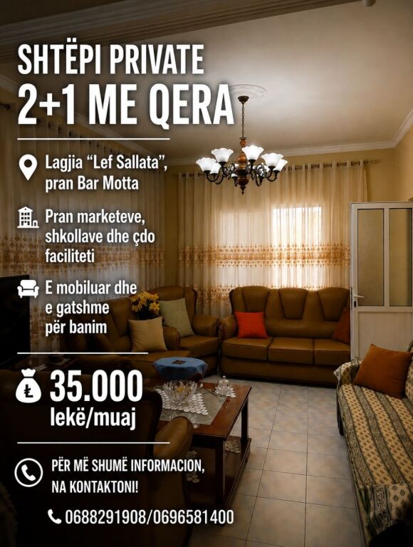 Private house for rent