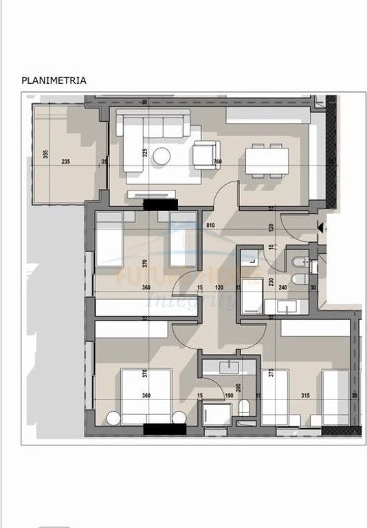In vendita, Appartamento 3+1+2, Via 5 Maggio, Tirana.