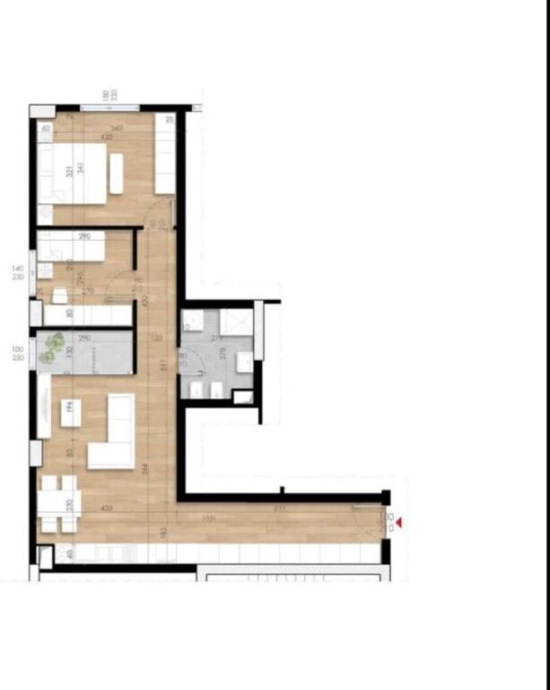 Apartment For Sale 2+1 Near the Aviation Field (ID B120896) Tirana