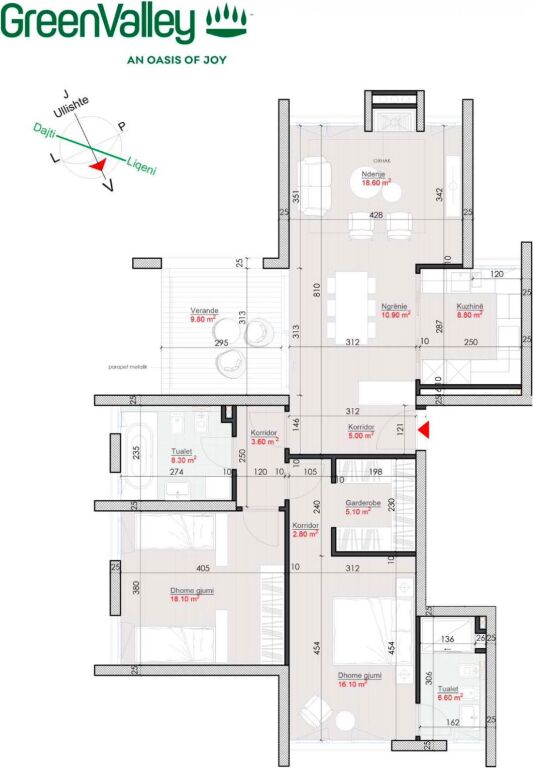 🌿SHITET APARTAMENT 2+1+2 | GREEN VALLEY RESIDENCE 🌿