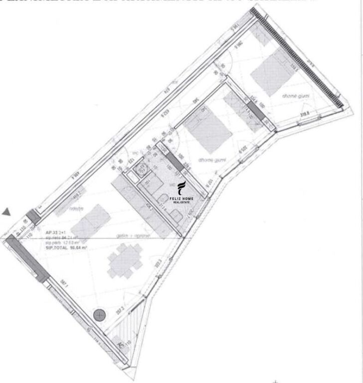 SHITET APARTAMENT 2+1 PASKUQAN 11.600.000 LEKE FH-88879