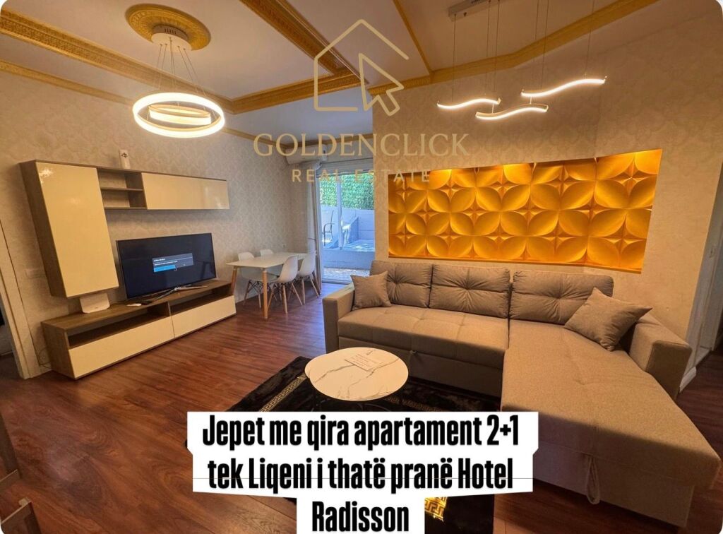 Appartamento 2+1 in affitto a Liqeni i thatë vicino all'Hotel Radisson
