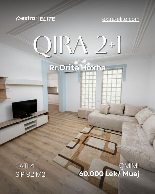 Apartmanet me qira rruga Dritan Hoxha