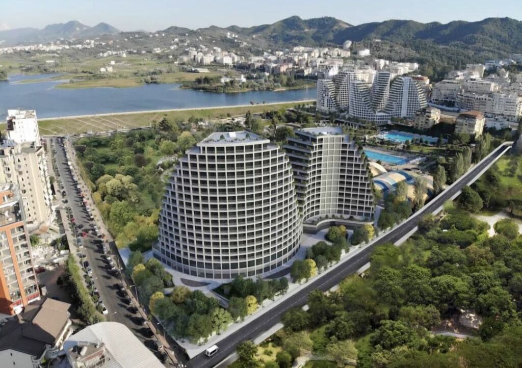 Shitet apartament penthouse+2 Poste Parkimi tek Lake View Residence , Liqeni Artificial , Rruga e Kosovareve .