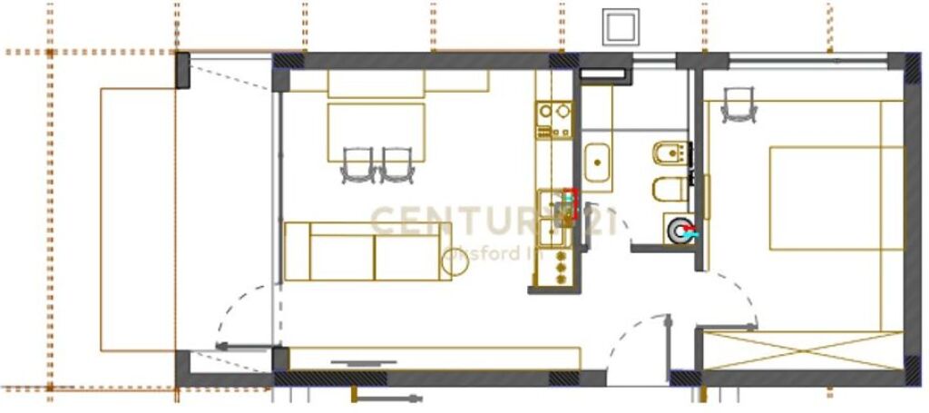 SHITET APARTAMENT 1+1 NE REZIDENCEN "TALEA COAST, NE TALE"