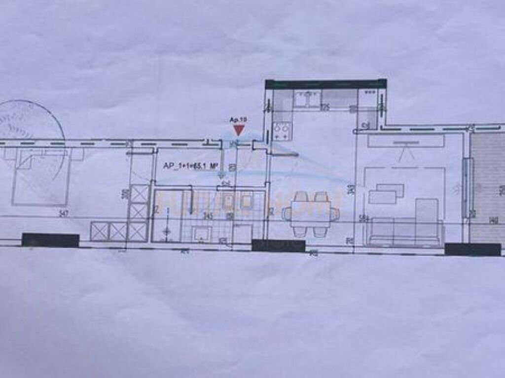 Shitet, Apartament 1+1, "Bridge Side Residence", Babrru.