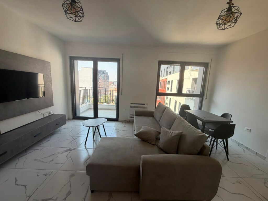 Apartment 1+1 for rent in Ndregjoni Bulevardi ri furnished 55000 lek