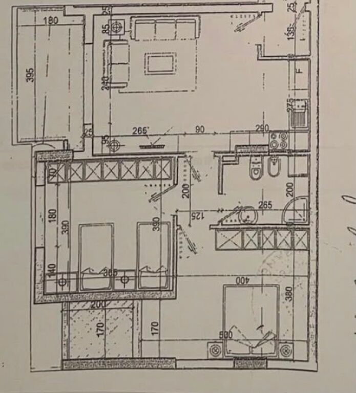 Shitet apartament 2+1 i mobiluar ne Astir , prane Rrethit , Unaza e Re , Yzberisht .