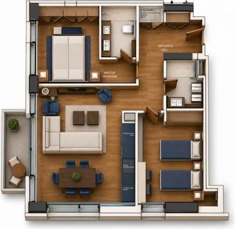 📌 SHITET APARTAMENT 2+1 – CASA ITALIA ✨