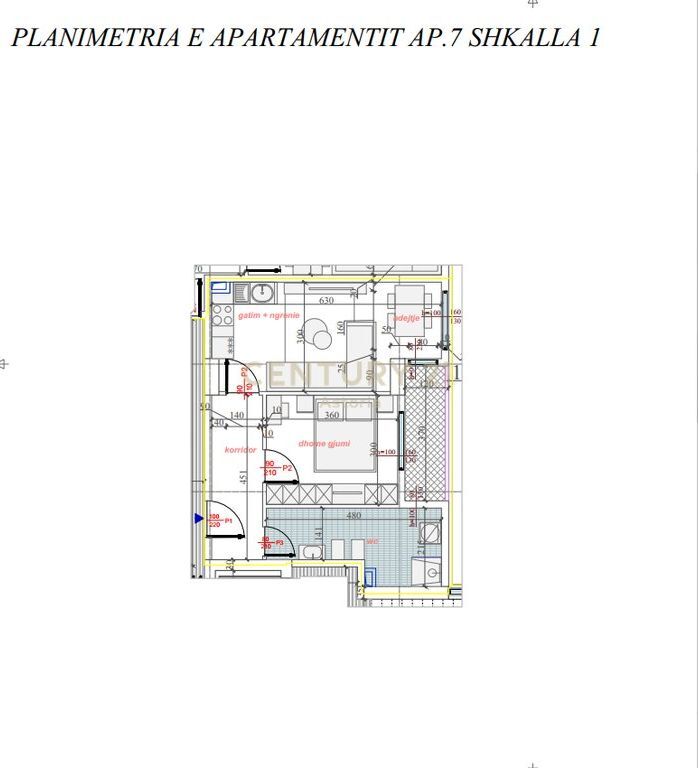 Shesim apartament 1+1 në rezidencën Phoenix – Yzberish