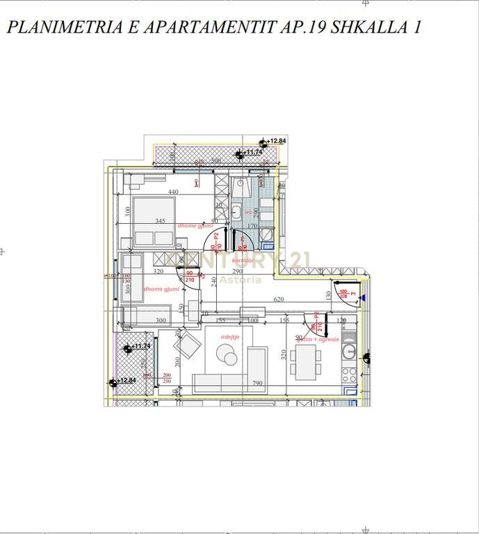 Shesim apartament 2+1 në rezidencën Phoenix – Yzberish