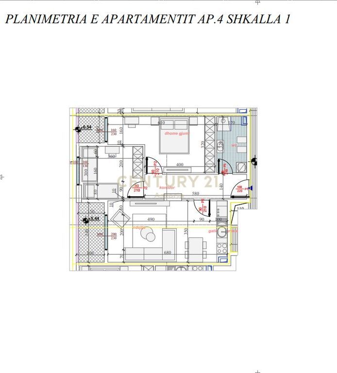 Shesim apartament 2+1 në rezidencën Phoenix – Yzberish
