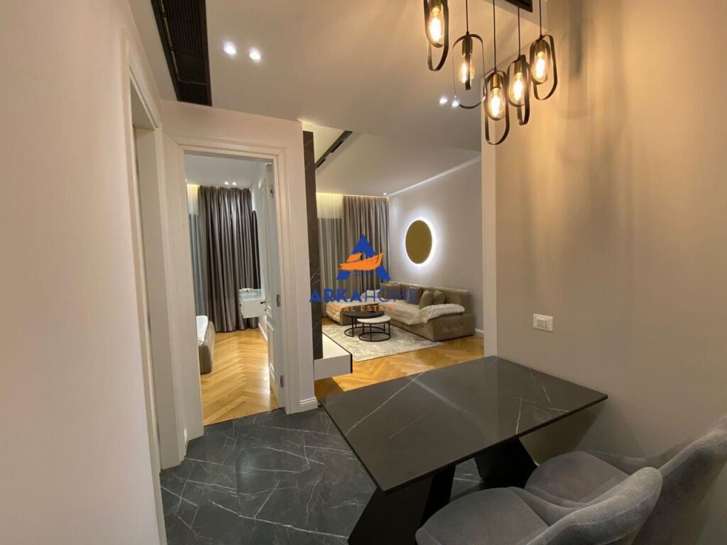 MODERN 1+1+BALCONY APARTMENT FOR RENT “DELJORGJI COMPLEX” 120,000 LEK (WITH PARKING SPACE)